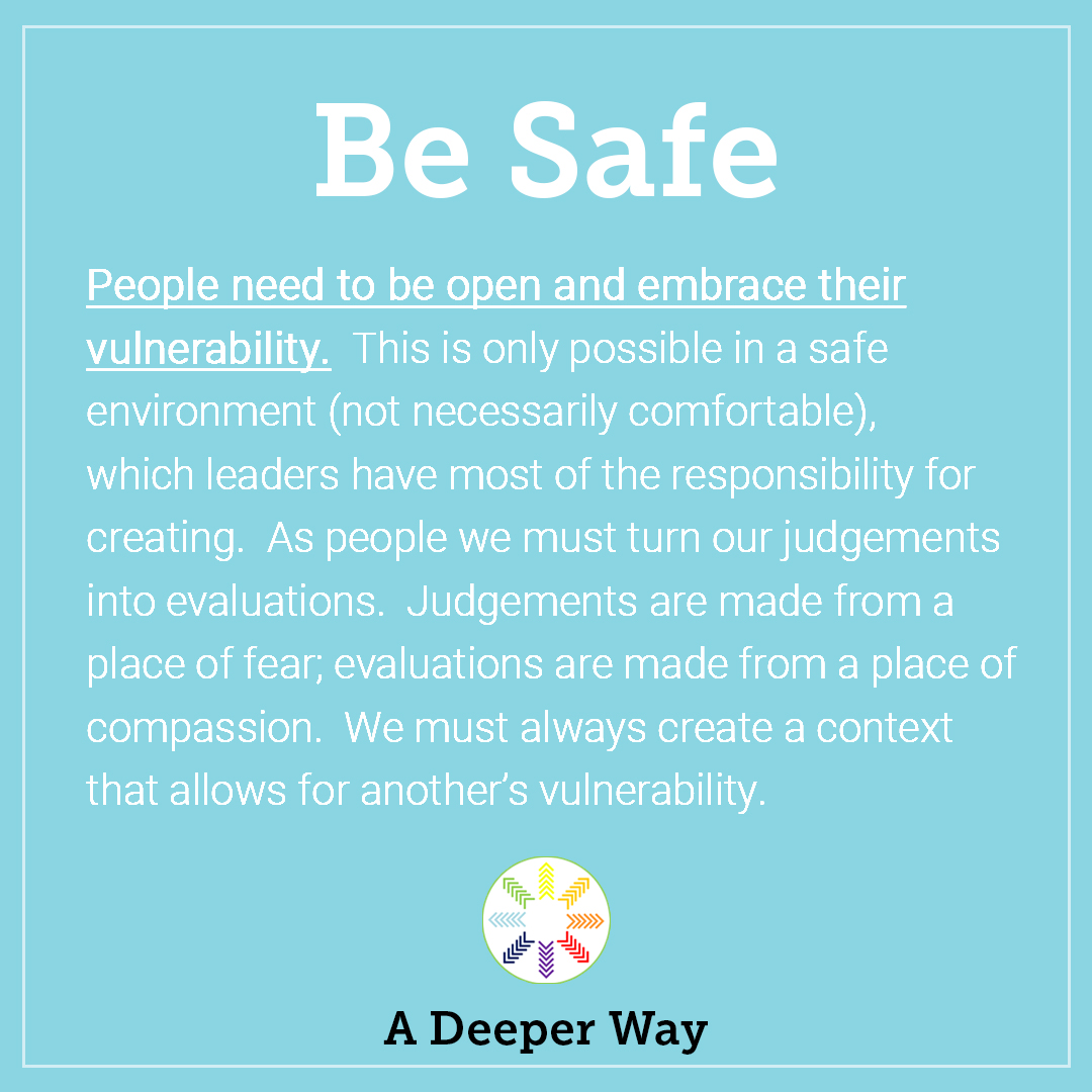 ADW Foundational Tenet #1 - Be Safe